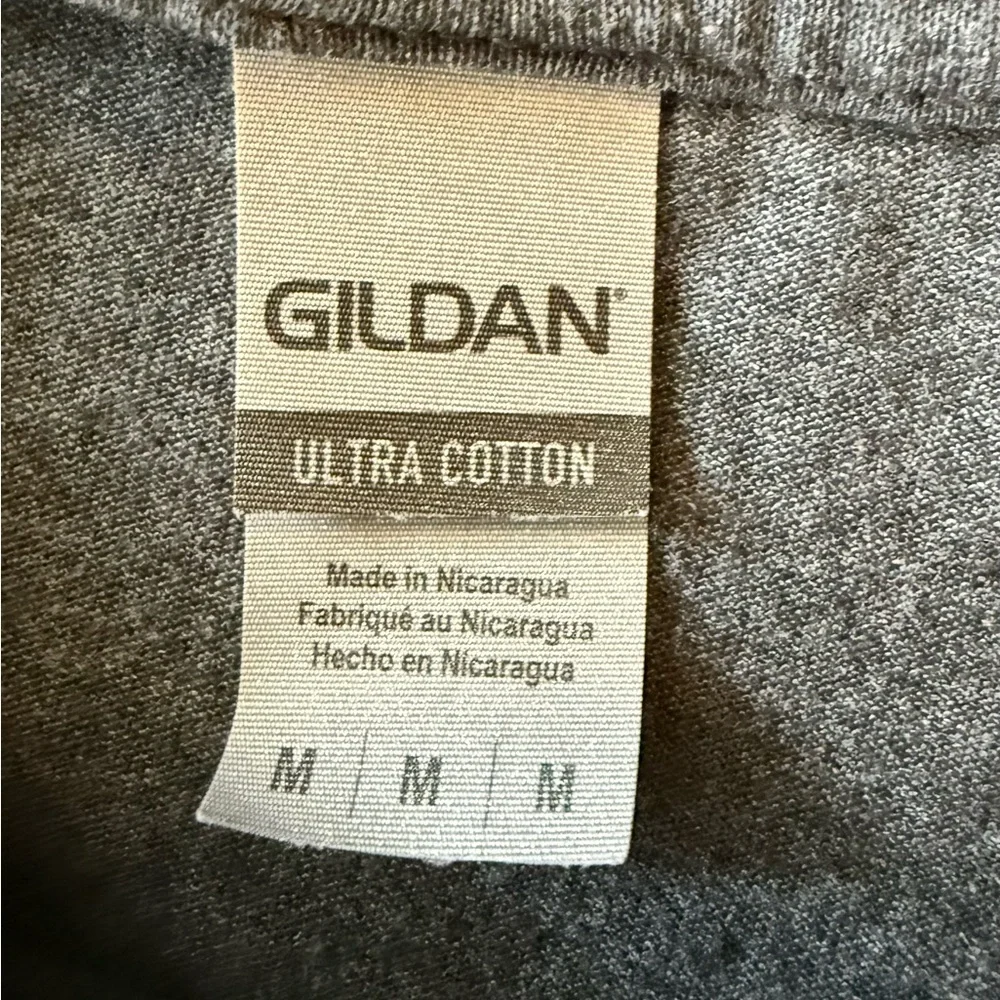 Gildan HARVARD long sleeve pullover shirt Cotton blend Men’s Size M Vintage Y2K - Picture 4 of 10